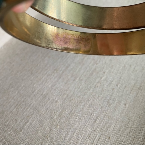 Banana Republic green enamel bangle bracelets - Picture 4 of 5